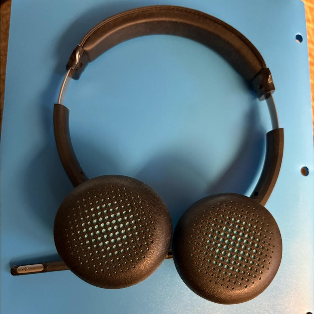Used JLab GoWork Wireless headset with charging cord